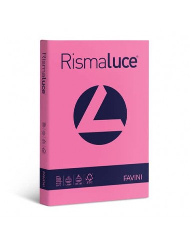 Carta colorata Favini Rismaluce colori forti 90 g/m² A4 - risma da 300 ff ciclamino - A66F304