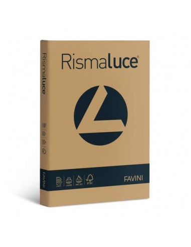 Carta colorata Favini Rismaluce colori forti 90 g/m² A4 - risma da 300 ff deserto - A667304