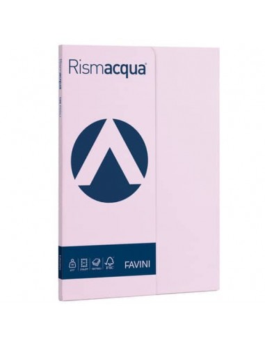Carta colorata Favini Rismacqua colori tenui 90 g/m² A4 - risma da 100 fogli lilla - A699144