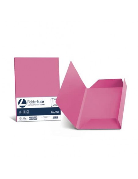 Cartellina 3 lembi Favini Folder Luce&Acqua 200 g/m² 24