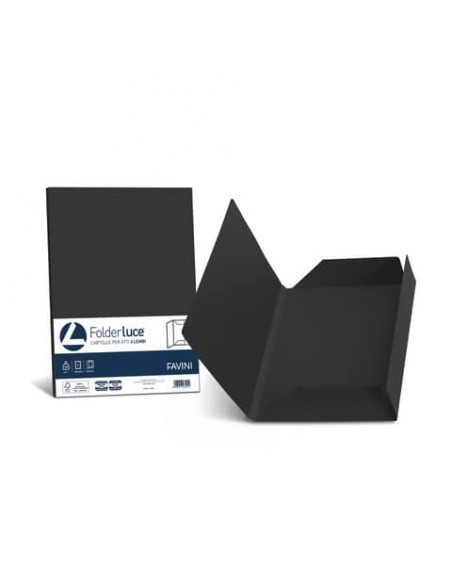 Cartellina 3 lembi Favini Folder Luce&Acqua 200 g/m² 24