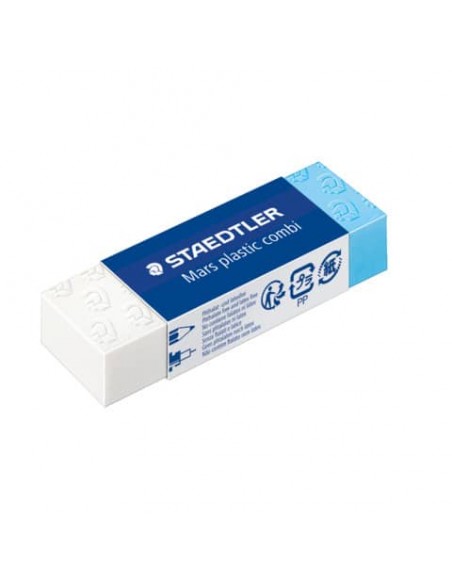 Gomma Staedtler Mars® Plastic Combi bianca/blu - 526 508