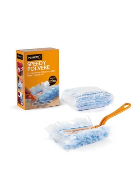 Piumino Perfetto Speedy polvere manico + 5 ricambi 12840