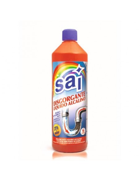 Disgorgante idraulico liquido alcalino SAI - formato 1 litro - 0301521