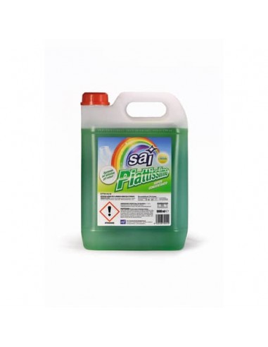 Detergente liquido per stoviglie SAI Piattissimo - formato 5 litri - 0301535