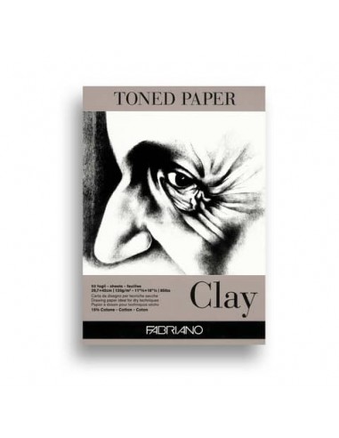 Carta Fabriano Toned Paper conf. 50 fogli 120 g A3 - argilla - 19100499