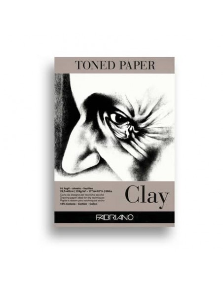 Carta Fabriano Toned Paper conf. 50 fogli 120 g A3 - argilla - 19100499