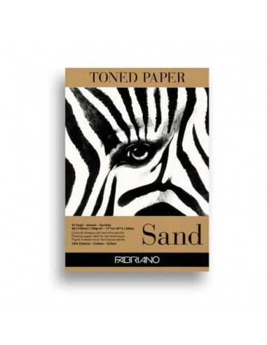 Carta Fabriano Toned Paper conf. 50 fogli 120 g A3 - sabbia - 19100498