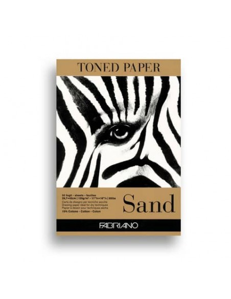 Carta Fabriano Toned Paper conf. 50 fogli 120 g A3 - sabbia - 19100498