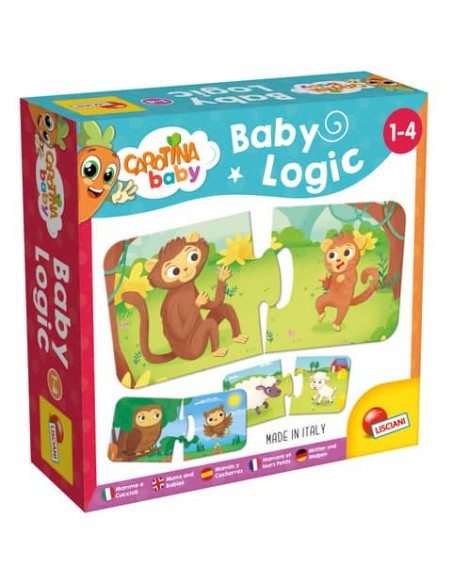 Gioco in scatola Lisciani Carotina Baby Logic Mamme e Cuccioli - 80038