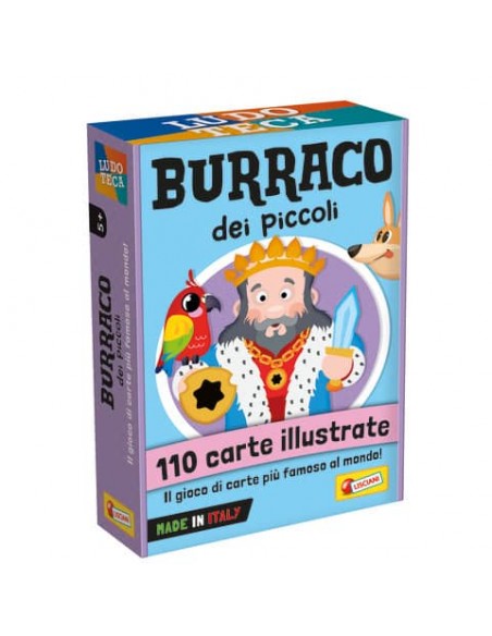 Gioco in scatola Lisciani Ludoteca Le Carte dei Bambini Burraco dei Bambini - 96688