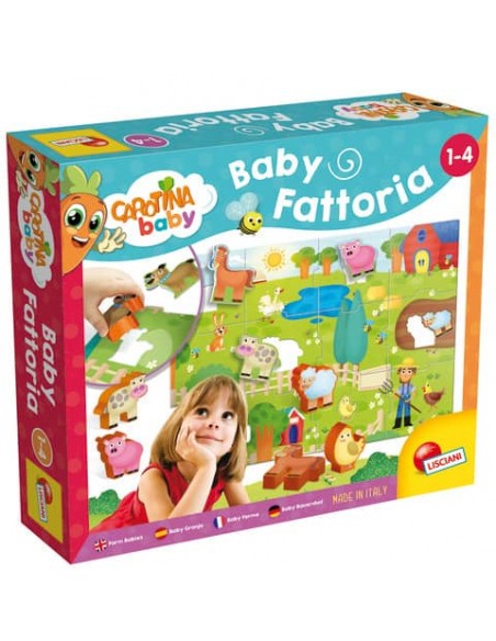 Gioco in scatola Lisciani Carotina Baby Fattoria - 58464