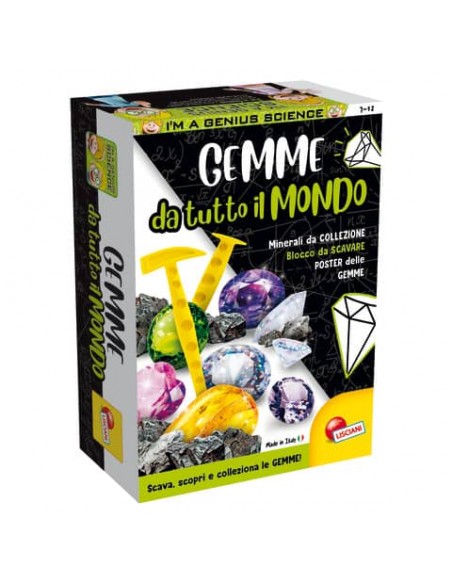 Gioco in scatola Lisciani I'm a Genius Gemme da Tutto il Mondo - 100200