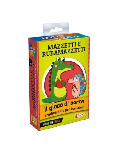 Gioco in scatola Lisciani Ludoteca Le Carte dei Bambini Mazzetti e Rubamazzetti - 85804