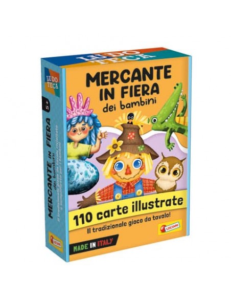 Gioco in scatola Lisciani Ludoteca Le Carte dei Bambini Mercante in Fiera - 96695