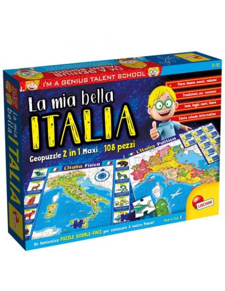 Gioco in scatola Lisciani I'm a Genius Puzzle La Mia Bella Italia - 80571