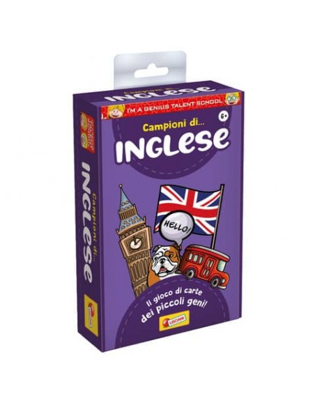 Gioco in scatola materie scolastiche I'm a Genius Inglese - 92314