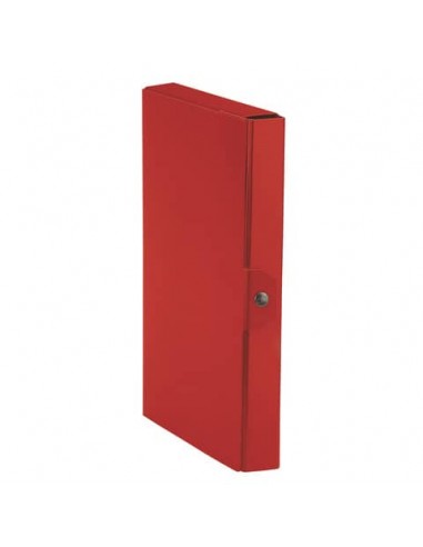 Cartella portaprogetti Esselte C84 DELSO ORDER dorso 4 cm presspan lucido rosso 25x35 cm  - 390384160