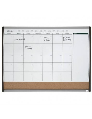 Lavagna magnetica combinata con calendario mensile Nobo Nobo 58