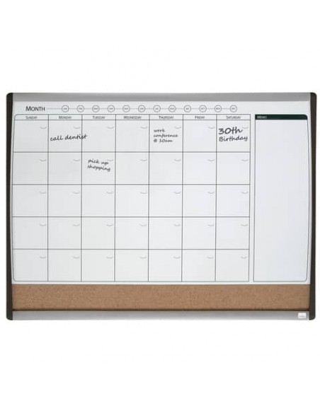 Lavagna magnetica combinata con calendario mensile Nobo Nobo 58