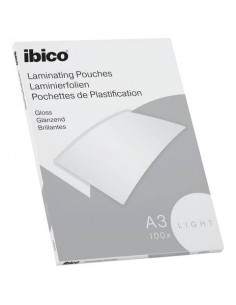 Pouches per plastificatrici IBICO BASICS Light 75 µm - conf.100 pezzi Ibico A3 627311