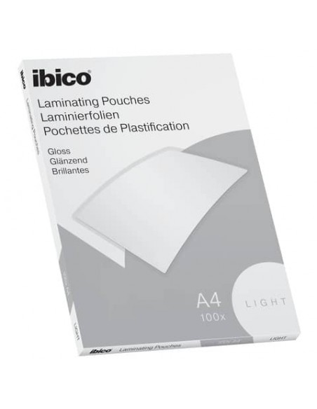 Pouches per plastificatrici IBICO BASICS light 75 mic - conf.100 pezzi Ibico A4 627308