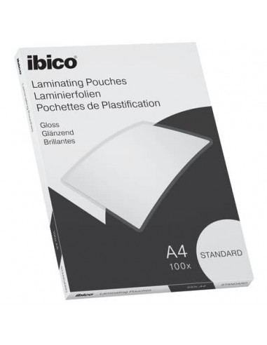 Pouches per plastificatrici IBICO BASICS standard 125mic -conf.100 pezzi Ibico A4 627310
