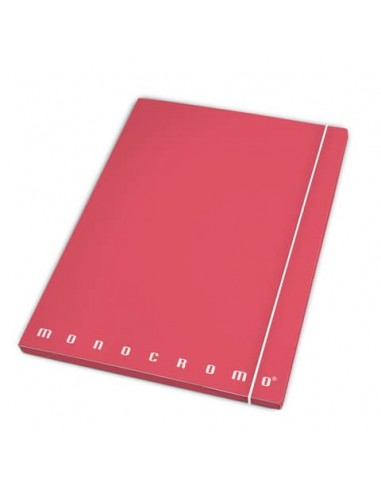 Cartella a 3 lembi con elastico Pigna Monocromo - A4 26x35