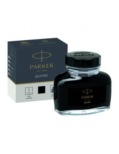 Inchiostro per penna stilografica Parker Quink 57 ml Parker nero 1950375