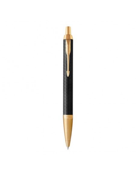 Penna a sfera Parker IM punta M inchiostro blu Premium Black GT 1931667
