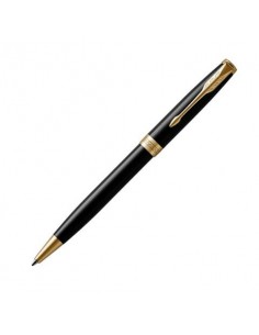 Penna a sfera Parker Sonnet punta M inchiostro nero Black GT 1931497