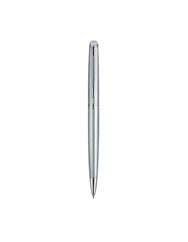 Penna a sfera Waterman Hemisphere GT inchiostro blu Waterman argento con finiture placcate in palladio - S0920470