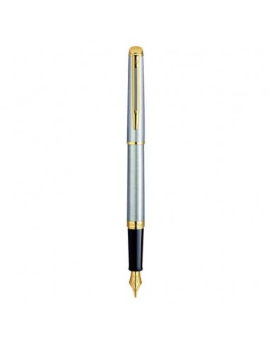 Penna stilografica Waterman Hemisphere GT inchiostro blu Waterman Stainless Steel GT 23K - S0920330