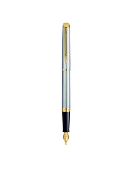 Penna stilografica Waterman Hemisphere GT inchiostro blu Waterman Stainless Steel GT 23K - S0920330