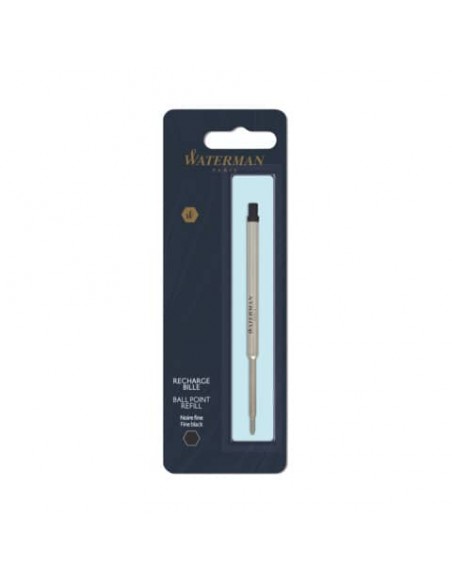 Refill penna a sfera Waterman in blister - punta fine - nero - 1964017