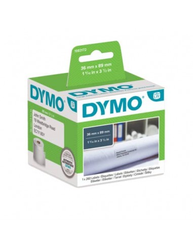 Rotolo 260 etichette Dymo Label Writer 36x89 mm Dymo bianco 1983172