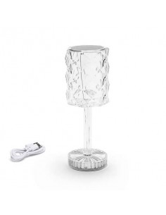 Lampada da tavolo trasparente 1W Aigostar 2700-6500K 306847