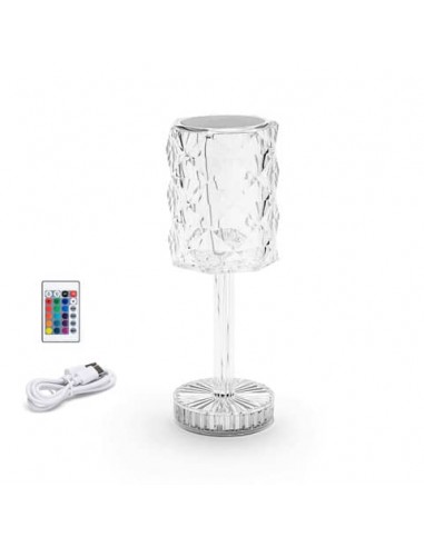 Lampada da tavolo trasparente 1W Aigostar RGB 306854