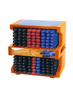 Espositore 108 marcatori permanenti Tratto Marker colori e punte assortite F896200