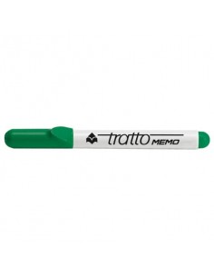 Marcatore per lavagne bianche Tratto Memo p. tonda verde F854004