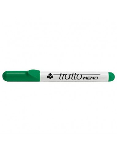 Marcatore per lavagne bianche Tratto Memo p. tonda verde F854004