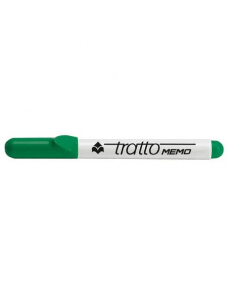 Marcatore per lavagne bianche Tratto Memo p. tonda verde F854004