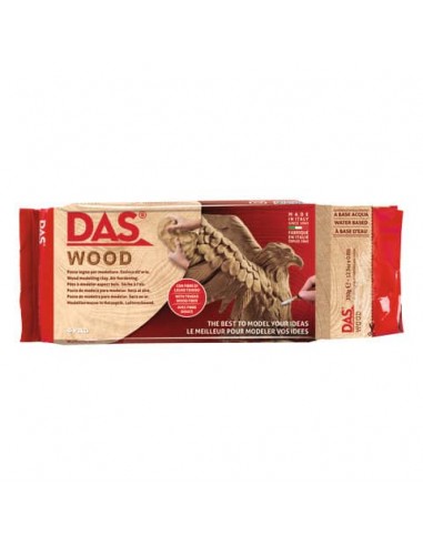 Pasta legno per modellare Das Wood panetto da 350 g F348700