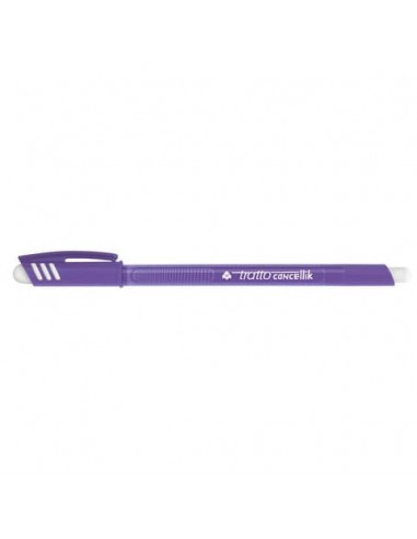Penna a sfera cancellabile Tratto Cancellik 1 mm viola F826108