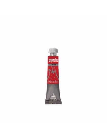 Tempera fine Maimeri in tubetto 20 ml rosso scarlatto M2502274