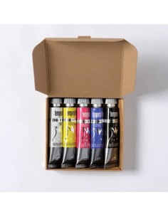 Tempera fine Maimeri in tubetto 20 ml - conf. da 5 colori assortiti M2598049