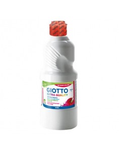 Tempera pronta Giotto Extra Quality in flacone 500 ml bianco - F532801