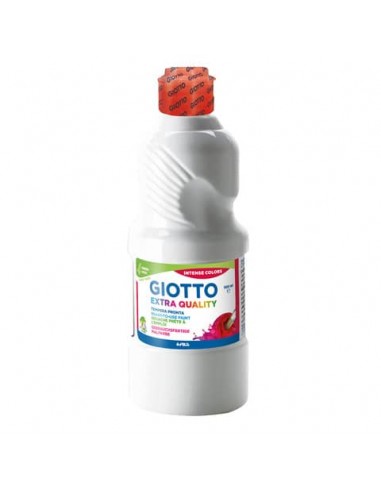 Tempera pronta Giotto Extra Quality in flacone 500 ml bianco - F532801