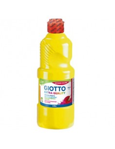 Tempera pronta Giotto Extra Quality in flacone 500 ml giallo - F532802