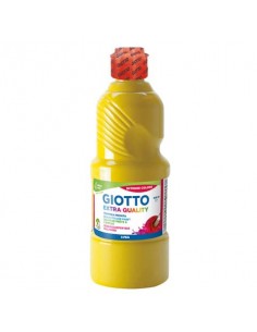 Tempera pronta Giotto Extra Quality in flacone 500 ml giallo scuro - F53280300